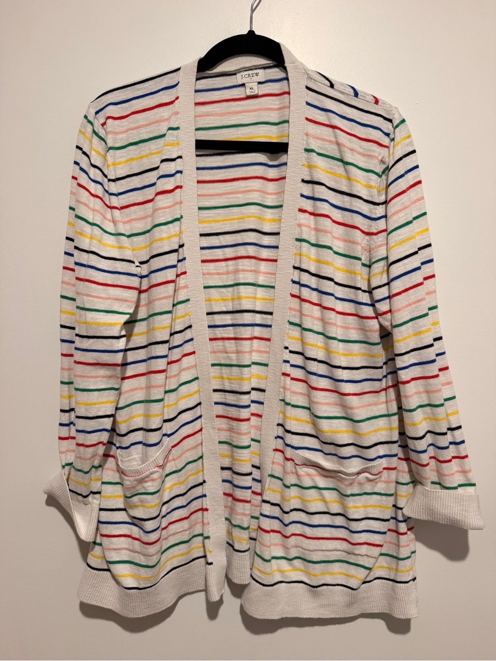 J.Crew Striped Cardigan XL